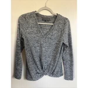 Sunday in Brooklyn Anthropologie Women’s Striped Sweater Top Black Size XS